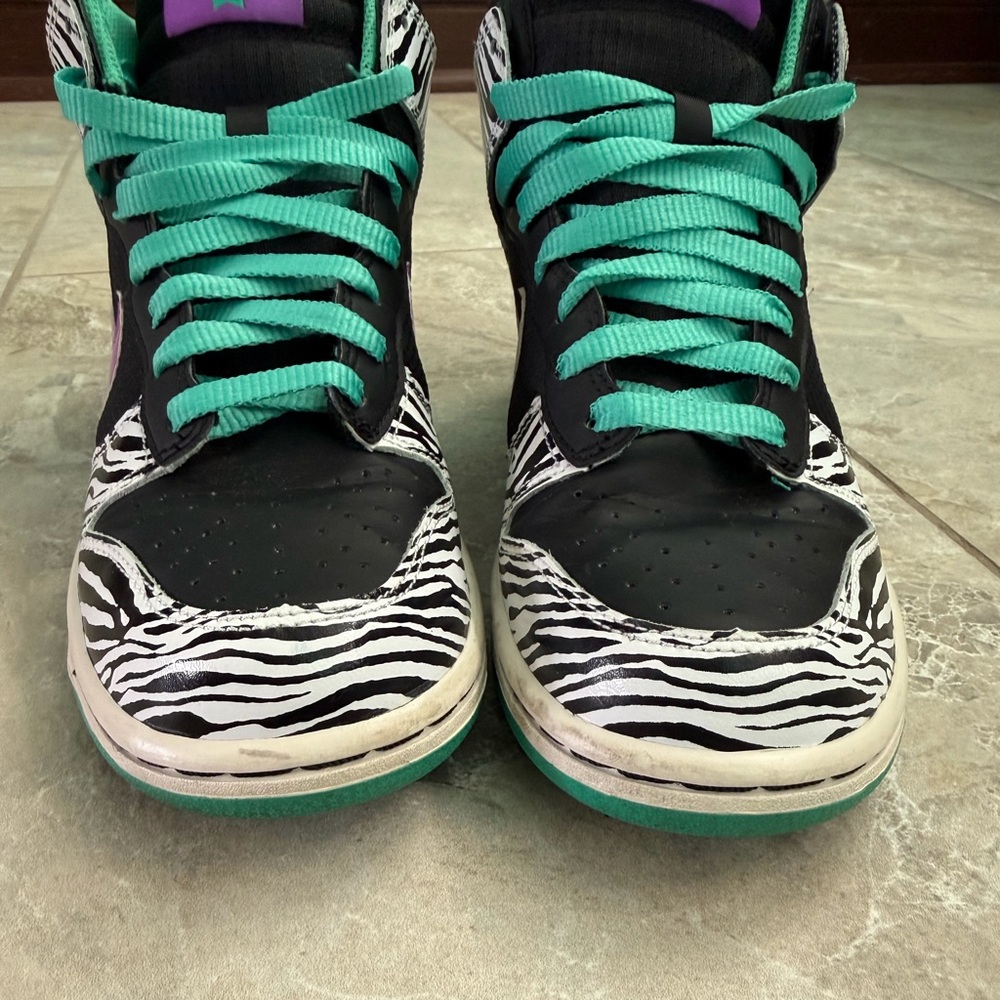 Nike Dunk 6.0 Premium High Liquid City Liberty Zebra Sky Rare - Picture 7 of 11